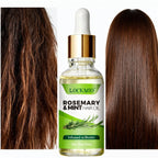 Rosemary Mint Hair Thermal Protection Spray and Nourishing Oil Set