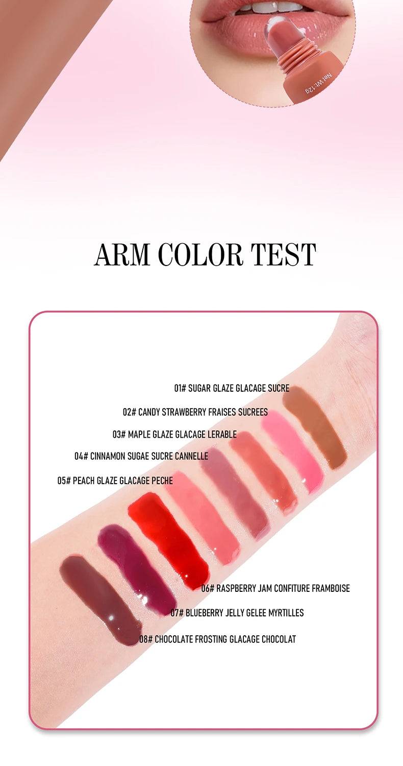 O'Cheal Glaze Tinted Lip Serum Moisturizing Gloss