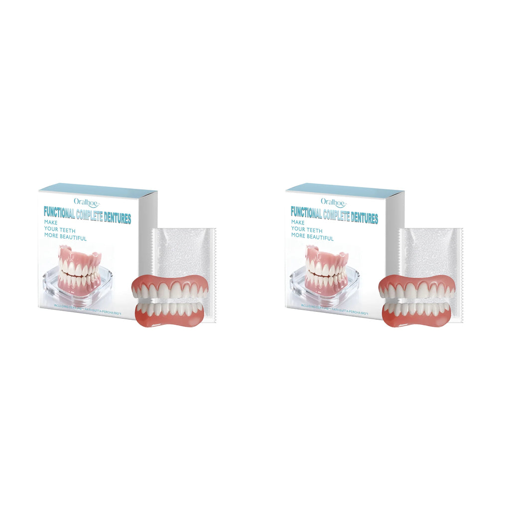 Cosmetic Denture Set for Instant Smile Improvement