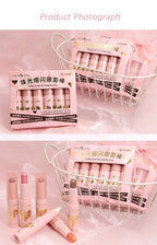 Peiyen 6 Piece Pearlescent Eyeshadow Stick Set Waterproof Shimmer Makeup