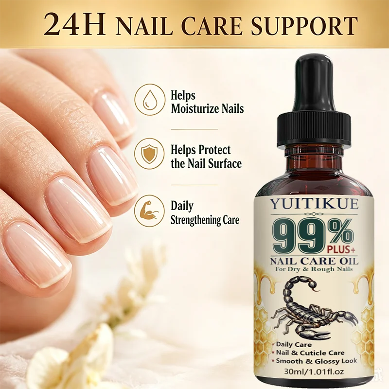 YUITIKUE Nail Care Oil Moisturizing Cuticle Treatment for Dry Nails