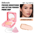 2-in-1 Matte Pressed Powder and Phone Grip with Mirror