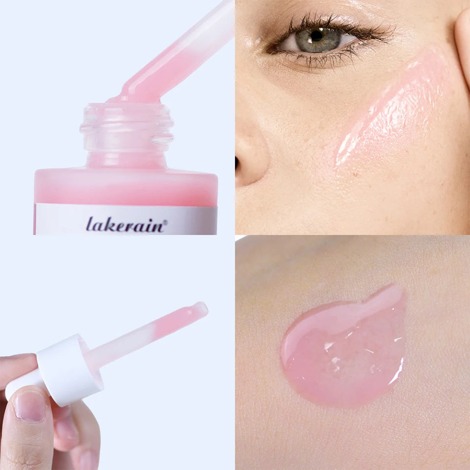 Pore Refining Toner Pad and Pink Peptide Facial Serum Set