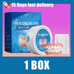 Temporary Silicone Snap-On Dentures for Instant Smile Whitening