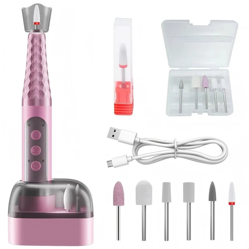 Cordless Electric Nail Drill Kit for Manicure and Pedicure