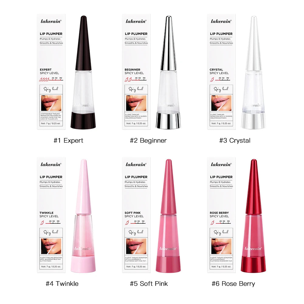 Instant Hydrating Lip Plumper Gloss for Voluminous Lips