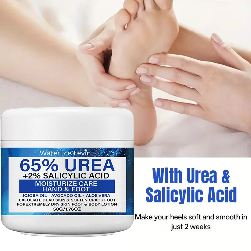 Urea 65 Percent Foot Cream Salicylic Acid Moisturizing Exfoliating Balm