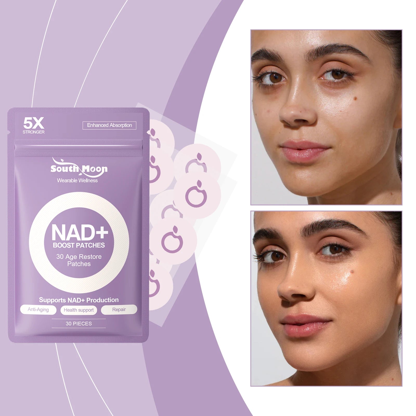 NAD+ Age Restore Wellness Patches - 3