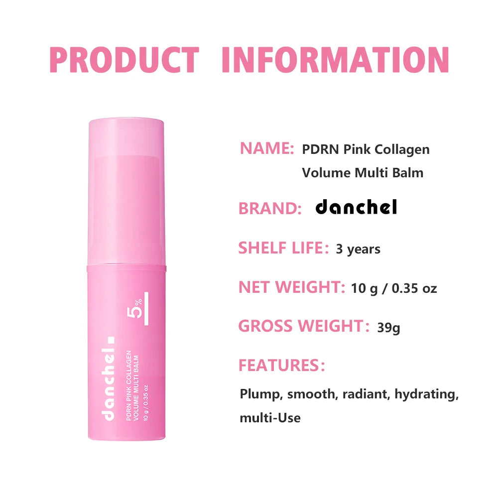 PDRN Pink Peptide Facial Serum and Collagen Multi Balm Set
