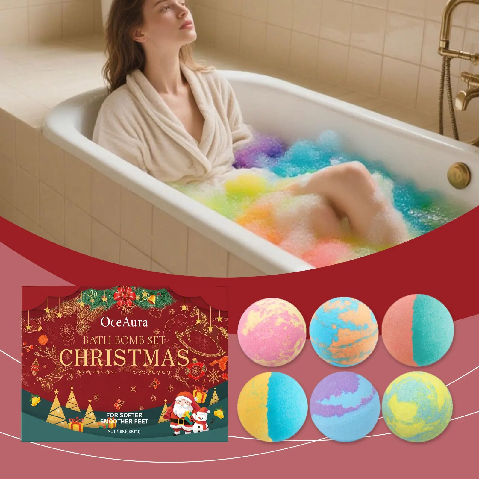 Relaxing Bath Bomb Gift Set for Kids - 2
