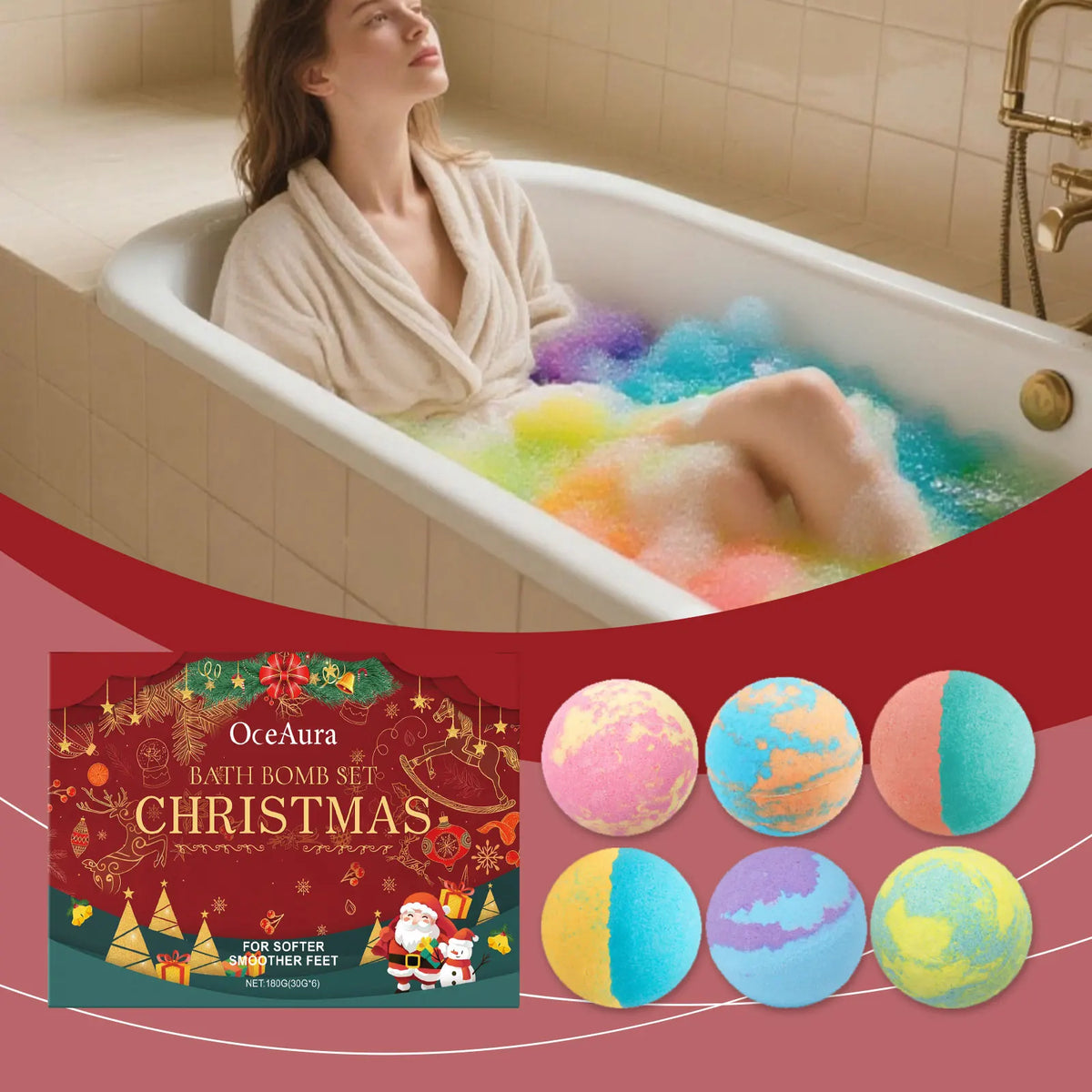 Relaxing Bath Bomb Gift Set for Kids