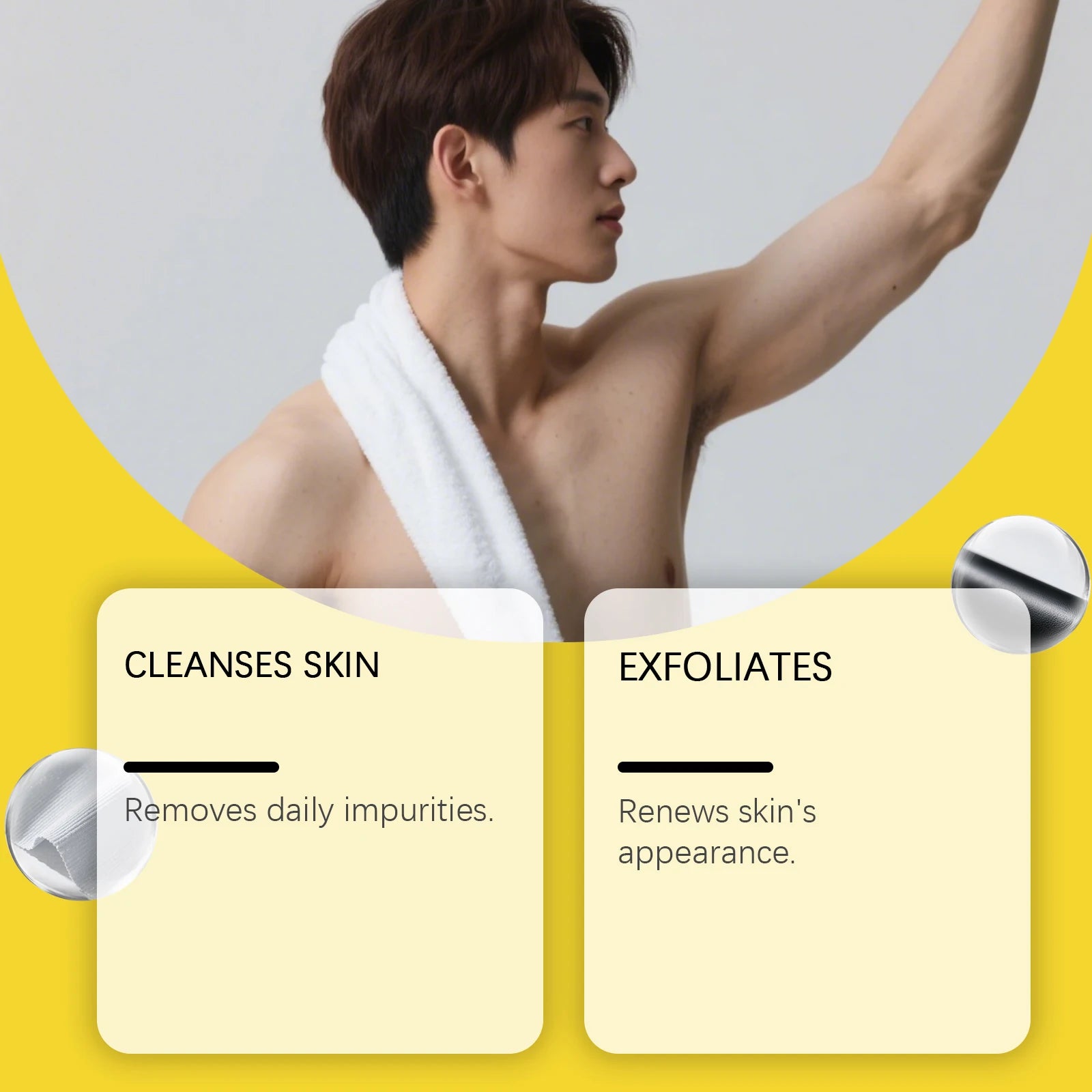Exfoliating Bath Sponge for Daily Body Cleansing and Skin Refreshing - 8