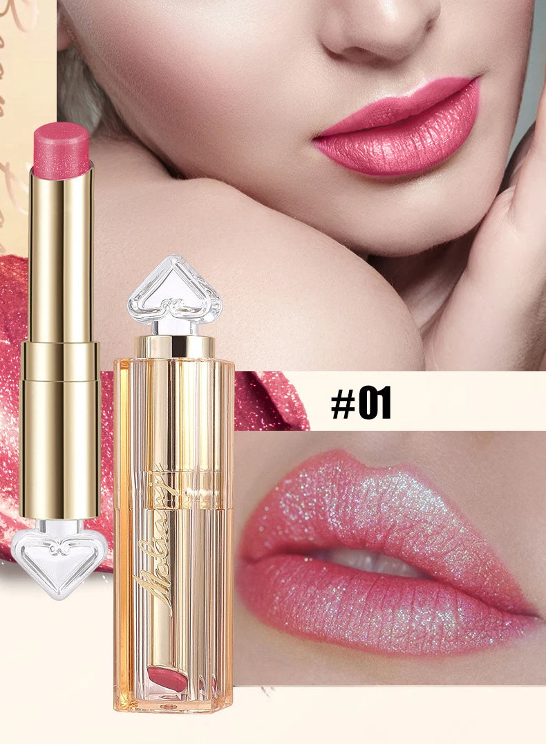 Shiny Lipstick Waterproof Long Lasting Glitter Lip Gloss