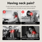 Cervical Neck Traction Massager with Metal Nodes