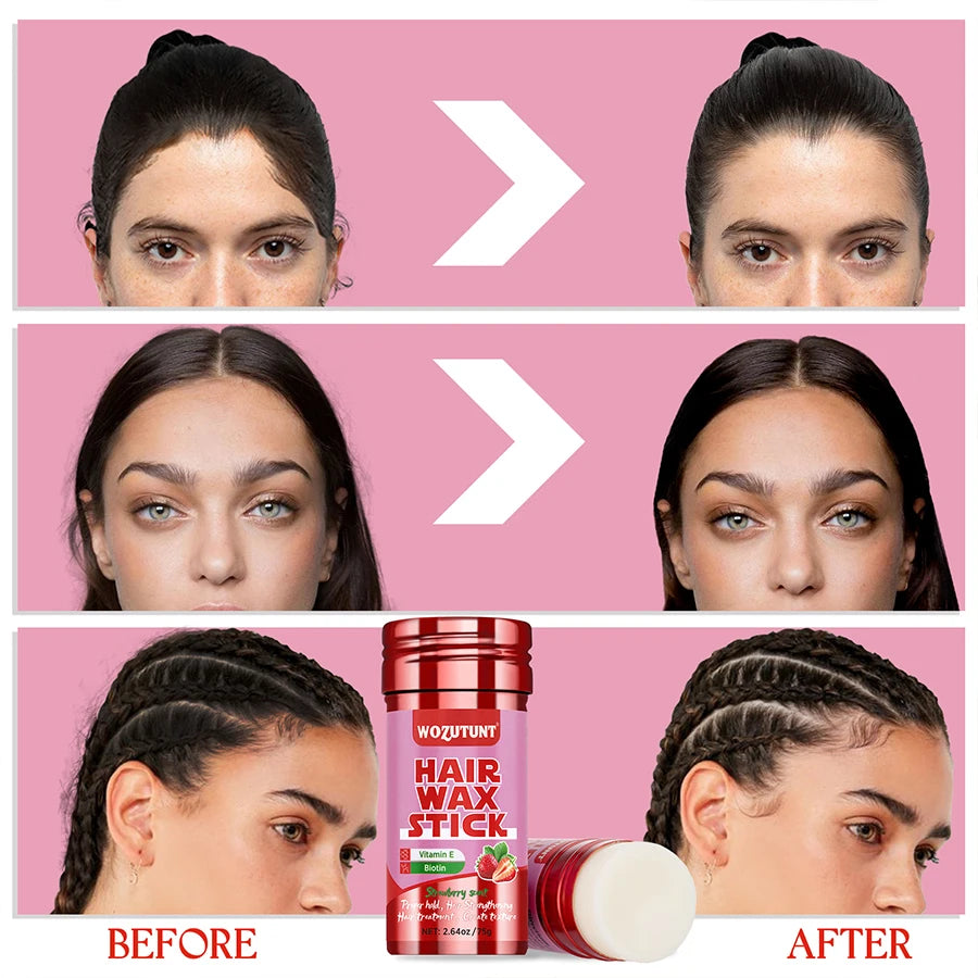 Hair Wax Stick for Frizz Control Smoothing Finishing Cream 75g