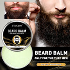 LOCKMIO Beard Care Kit Men Grooming Set Oil Balm and Styling Tools