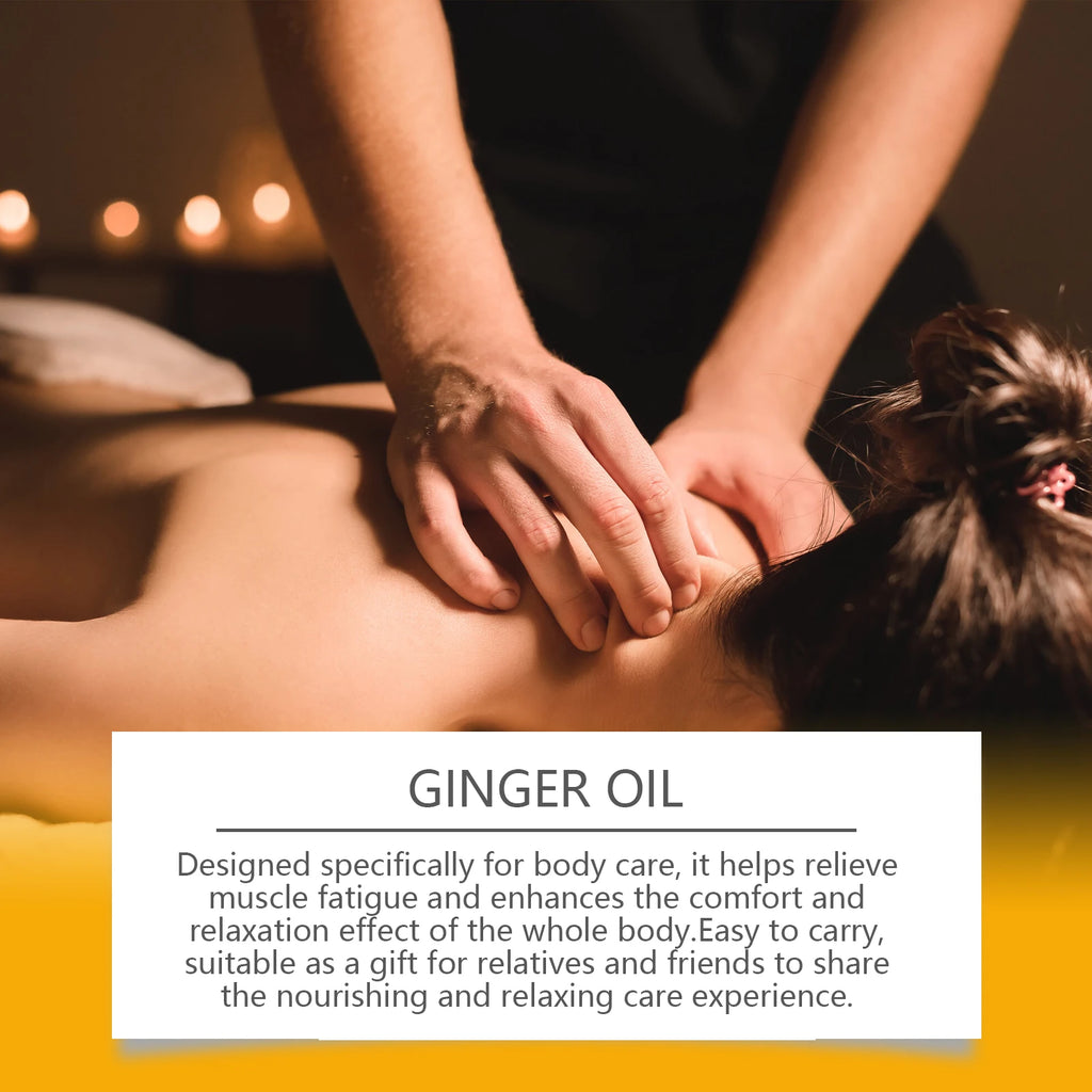 Ginger Massage Oil for Muscle Relief and Skin Nourishment
