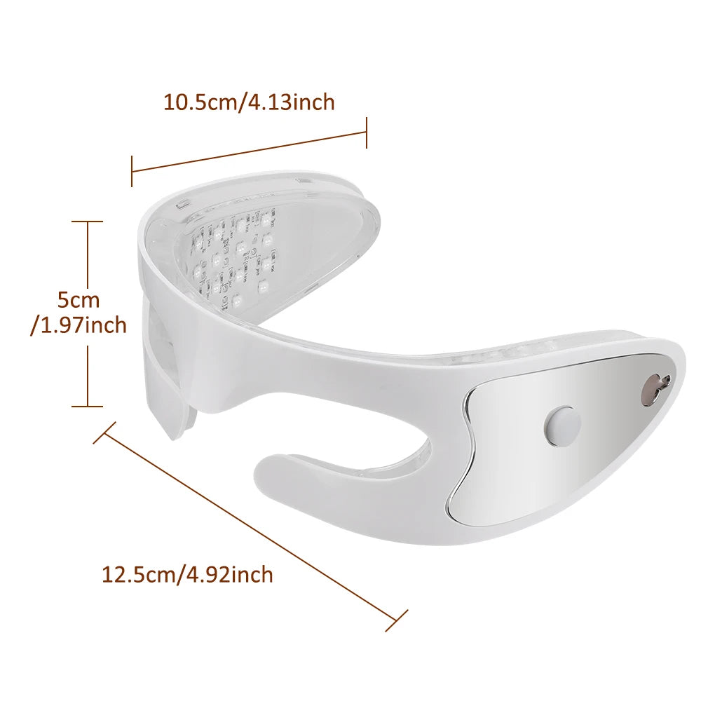 3D LED Red Light Therapy Eye Massager for Fatigue and Dark Circles