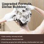 100ml Brown Hair Dye Shampoo 4-in-1 Plant Formula