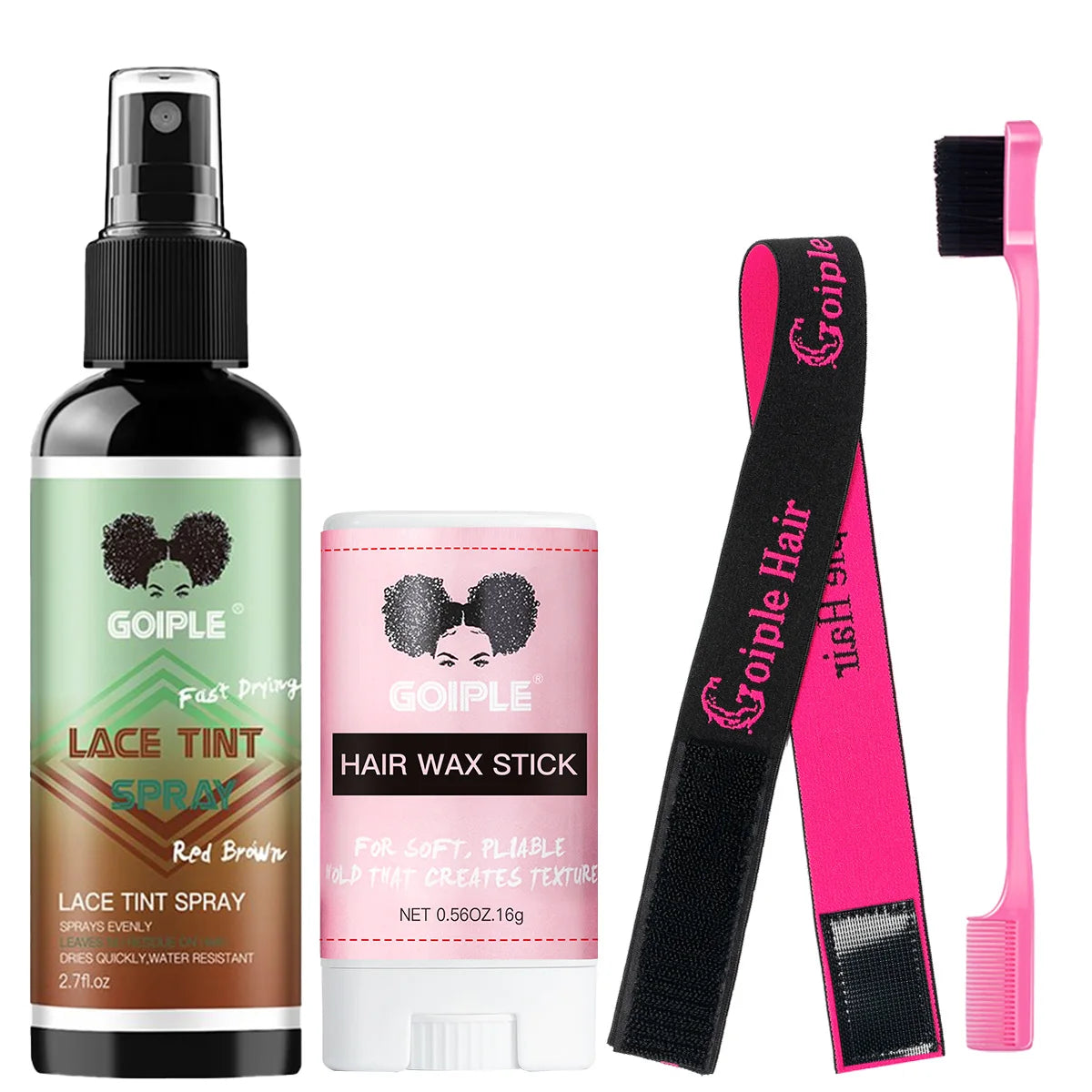 Goiple Lace Tint Spray and Hair Wax Stick Wig Styling Kit - 1