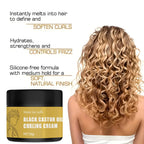 Black Castor Oil Hair Curling Cream 50g Moisturizing Conditioner