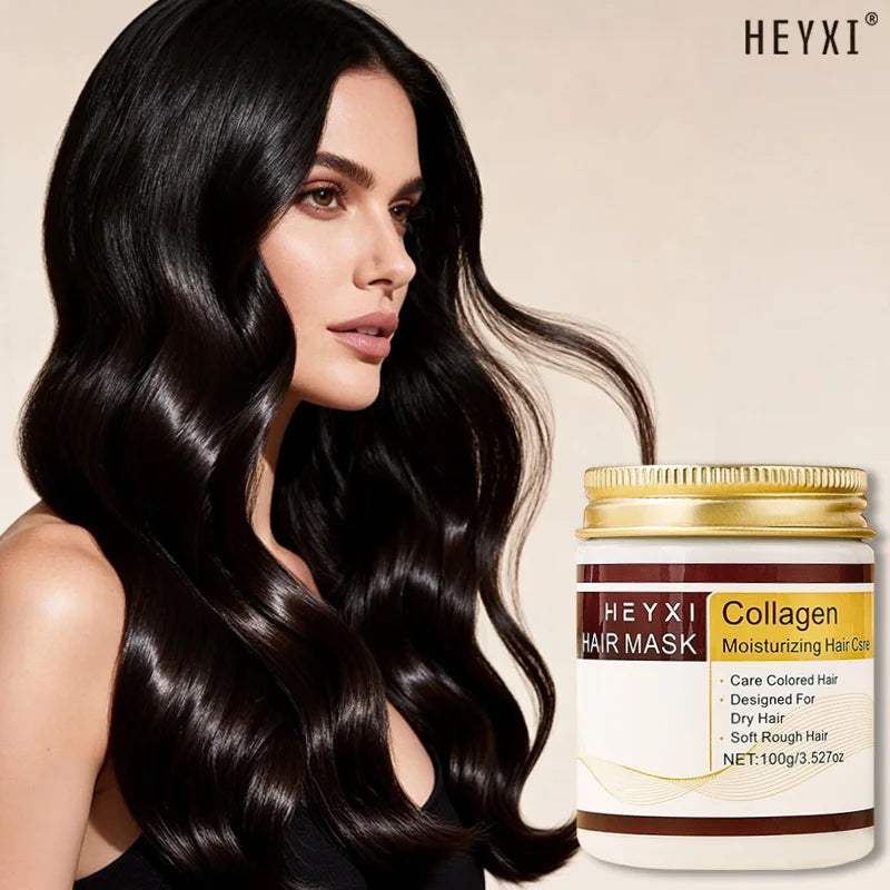HEYXI Collagen Moisturizing Hair Mask for Dry and Colored Hair 100g - 1