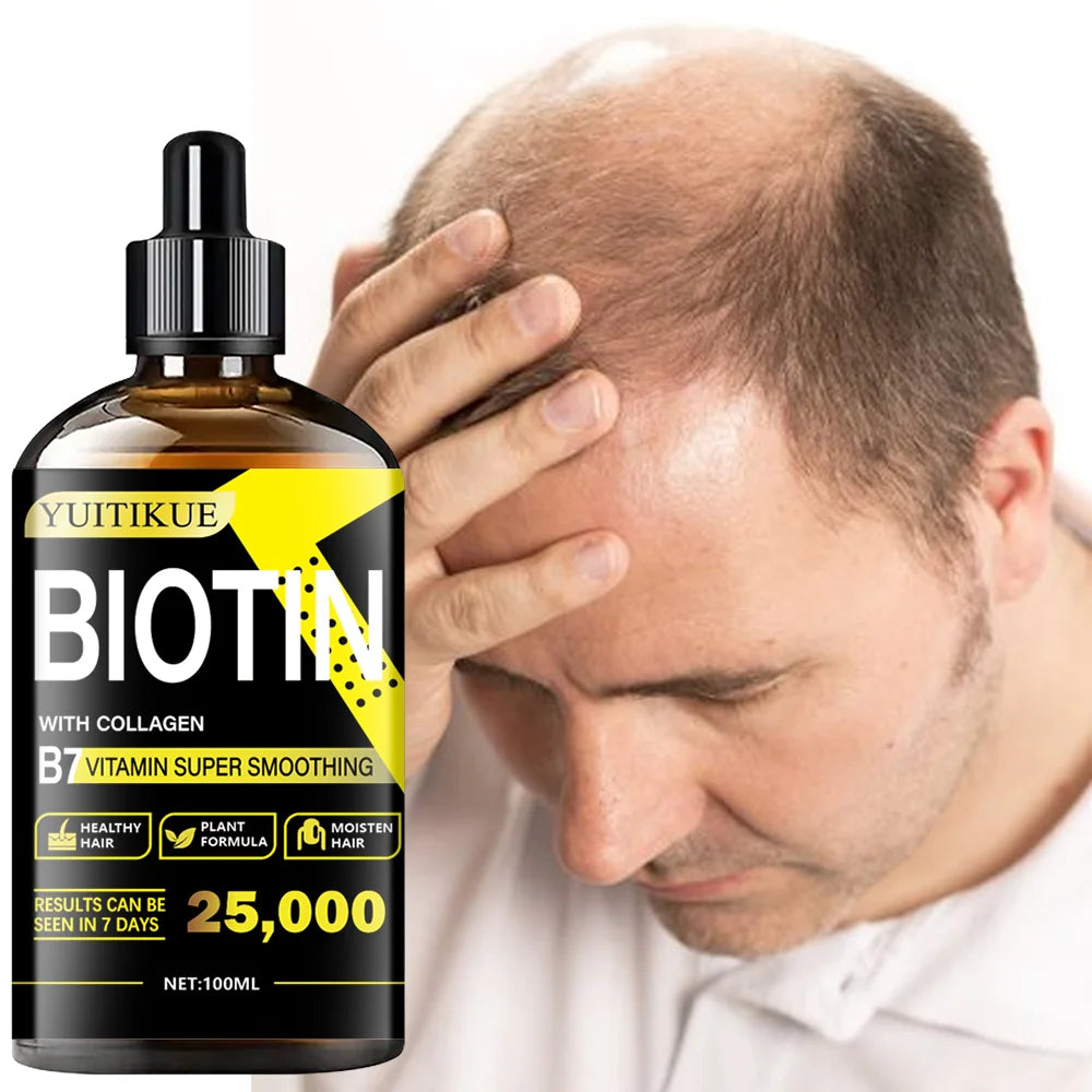 Biotin Hair Oil with Collagen 100ml Vitamin B7 Moisturizing Treatment