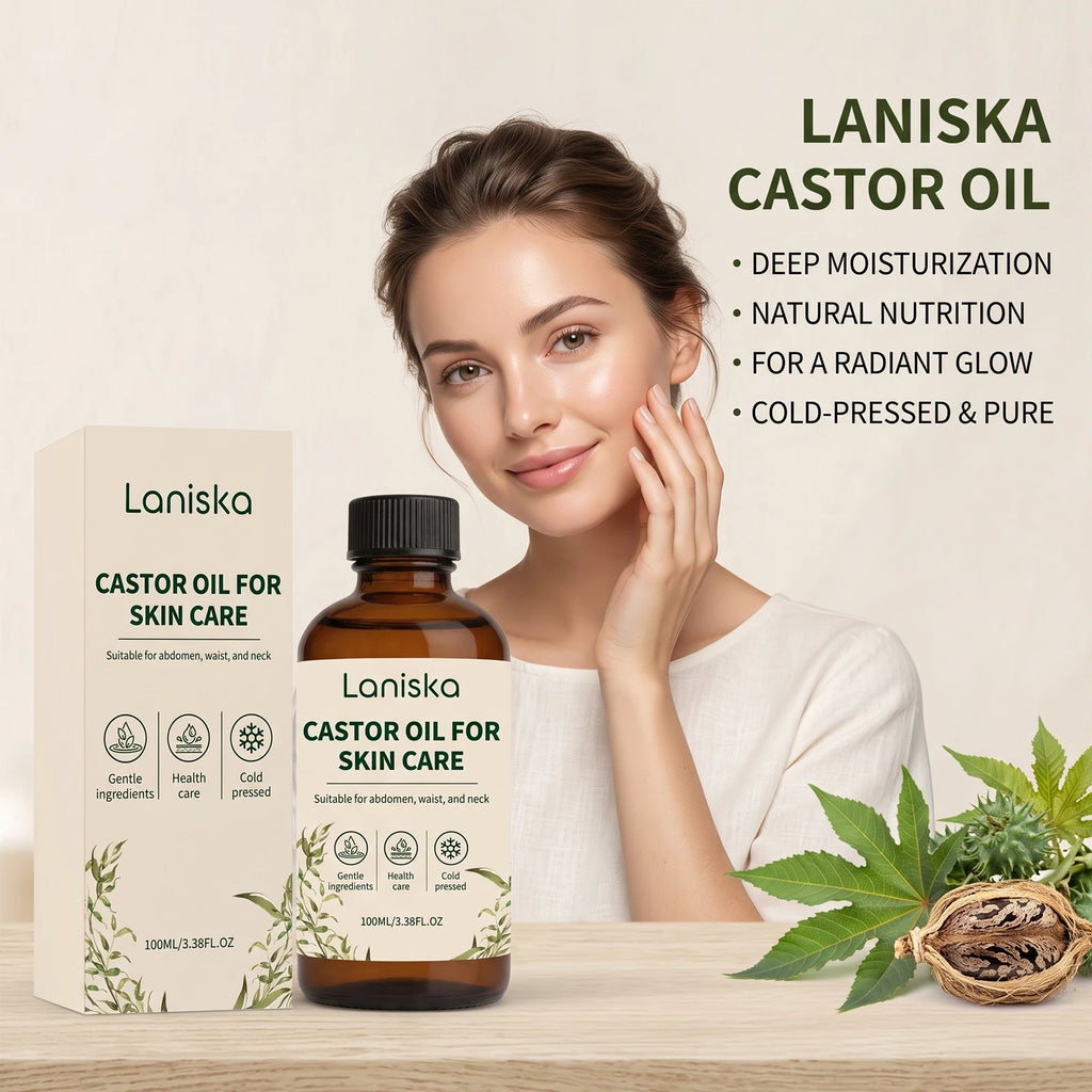 Cold Pressed Castor Oil for Skin Hydration and Massage