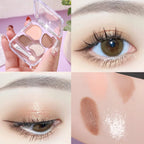 4 Color Eyeshadow Palette Waterproof Glitter Eye Makeup