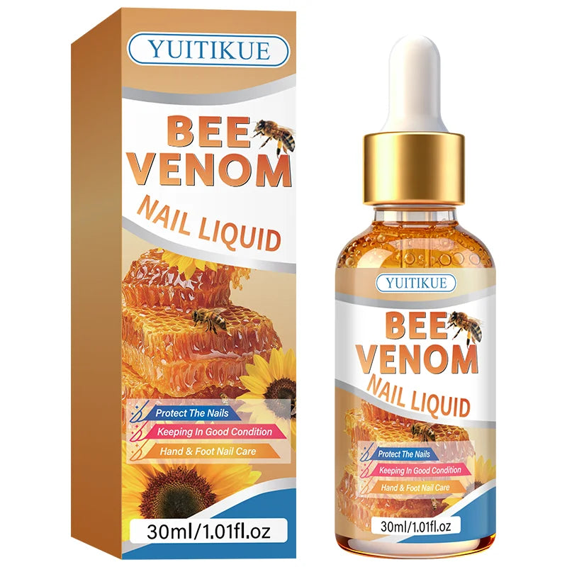 YUITIKUE Bee Venom Nail Treatment Liquid for Hand and Foot Nail Care - 7