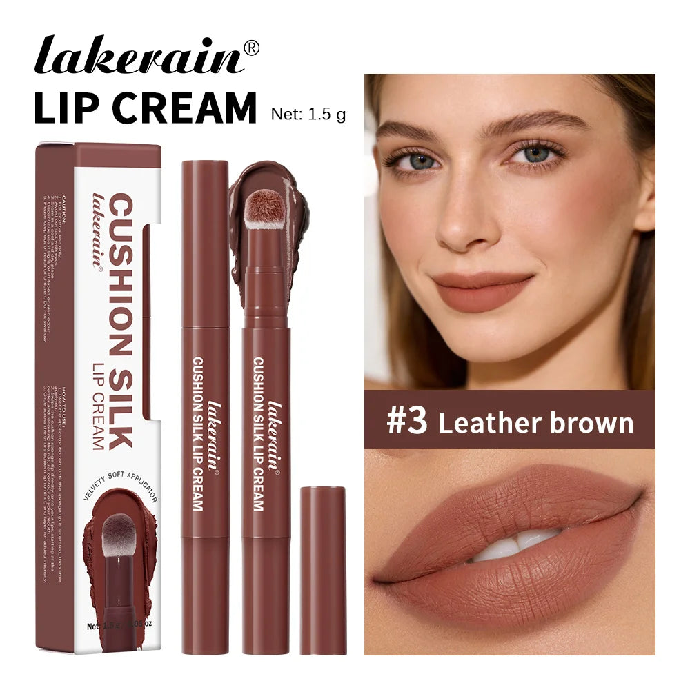 2-in-1 Velvet Lip Cream and Blush with Cushion Applicator - 23