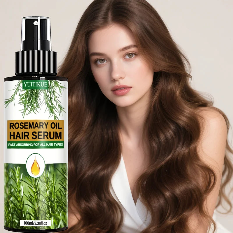 Rosemary Oil Hair Serum Fast Absorbing Scalp Treatment 100ml