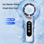 Rechargeable Ice Cooling Handheld Fan for Travel