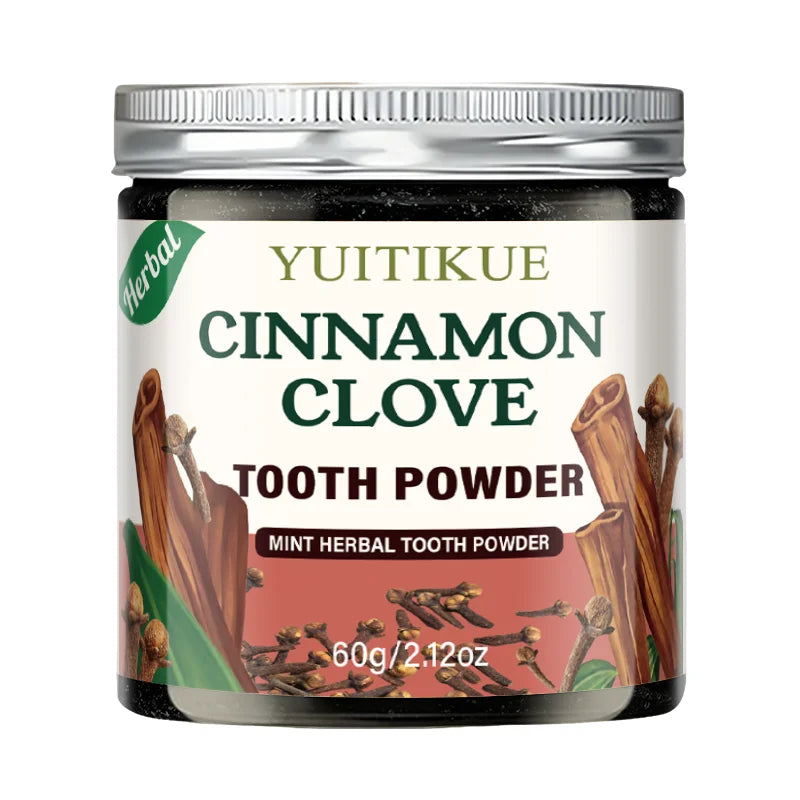 Yuitikue Cinnamon Clove Tooth Powder Natural Herbal Teeth Cleaning 60g