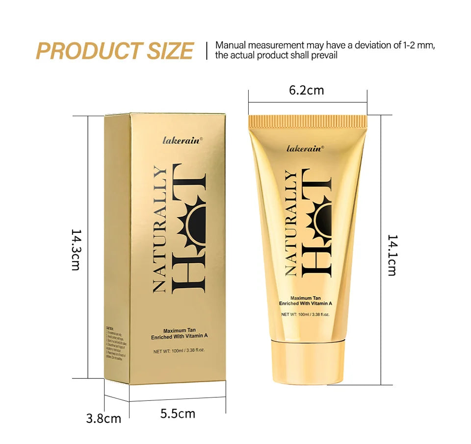 Naturally Hot Long-Lasting Bronzing Tanning Cream
