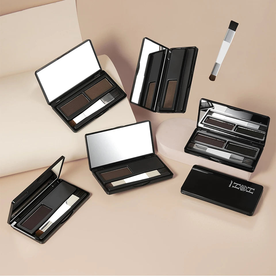 Instant Root Concealer Powder Palette for Gray Hair Coverage - 20
