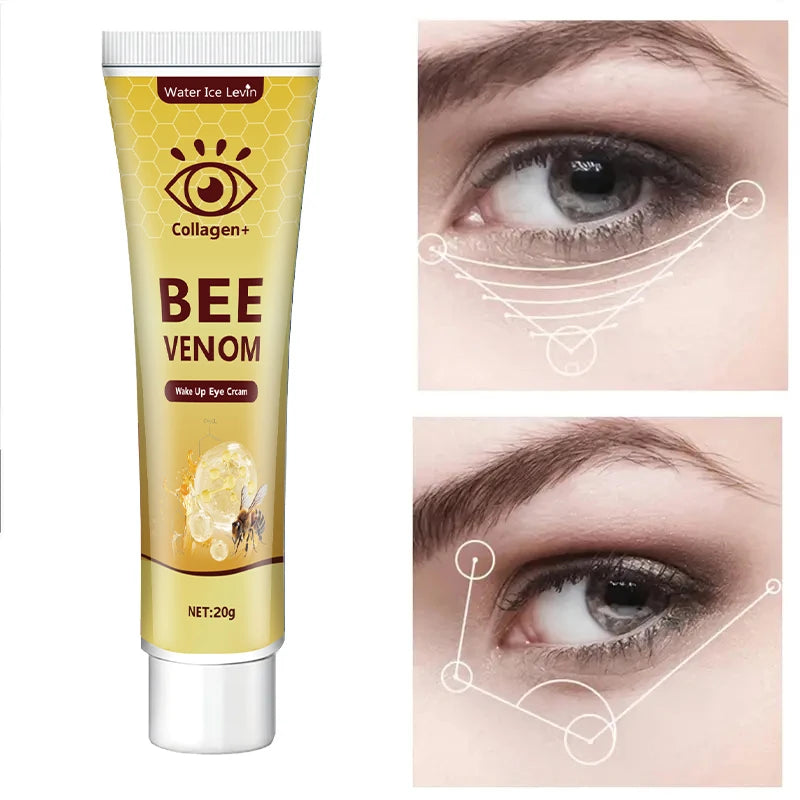 Bee Venom Eye Cream Moisturizing Collagen Serum for Brighter Eyes