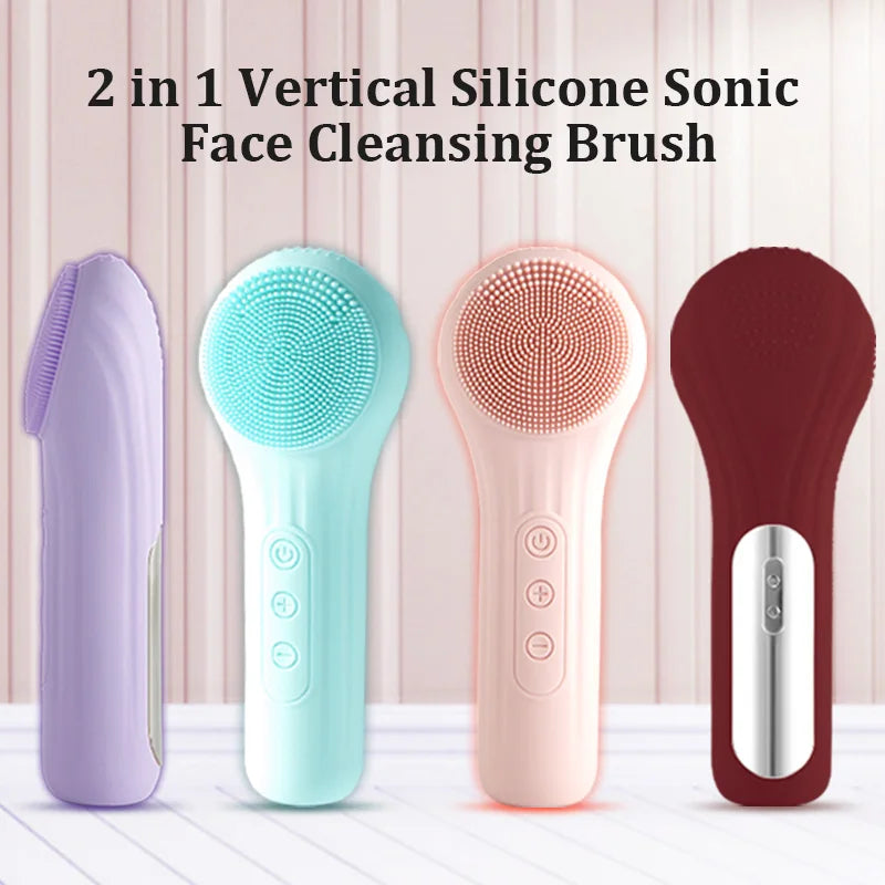 Sonic Electric Facial Cleansing Brush for Skin Exfoliation - 6