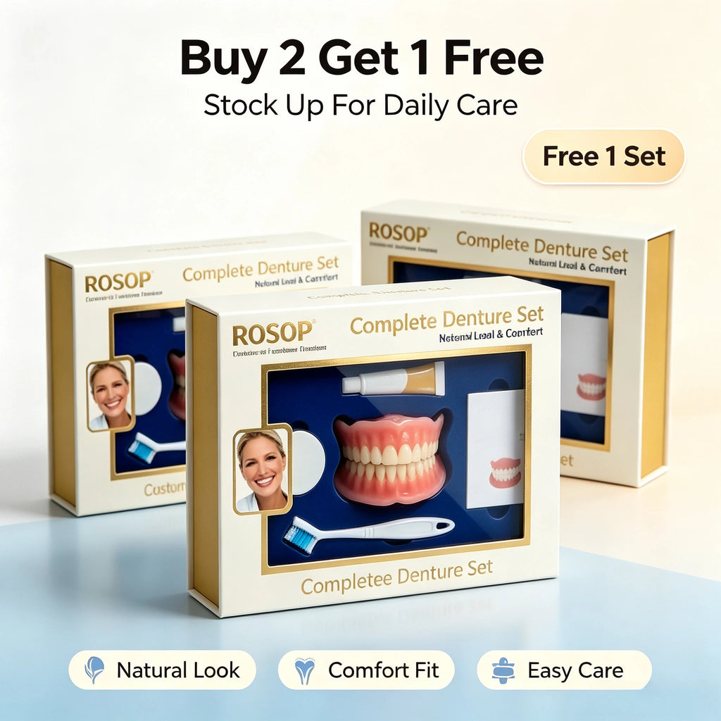 Cosmetic Denture Set for Natural Smile Makeover