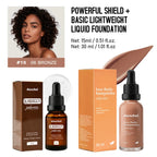 Liquid Foundation and Primer Makeup Set for Long-Lasting Coverage