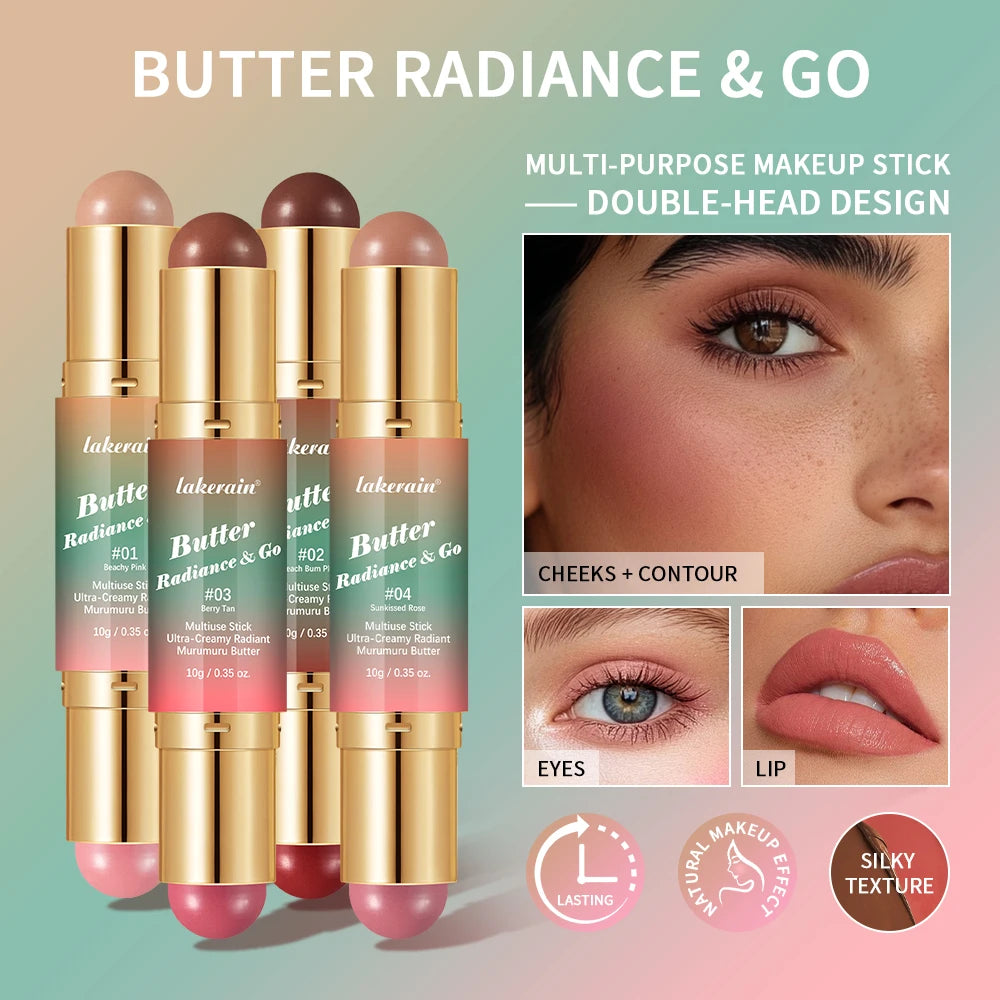 Dual-Ended Cream Blush and Bronzer Stick