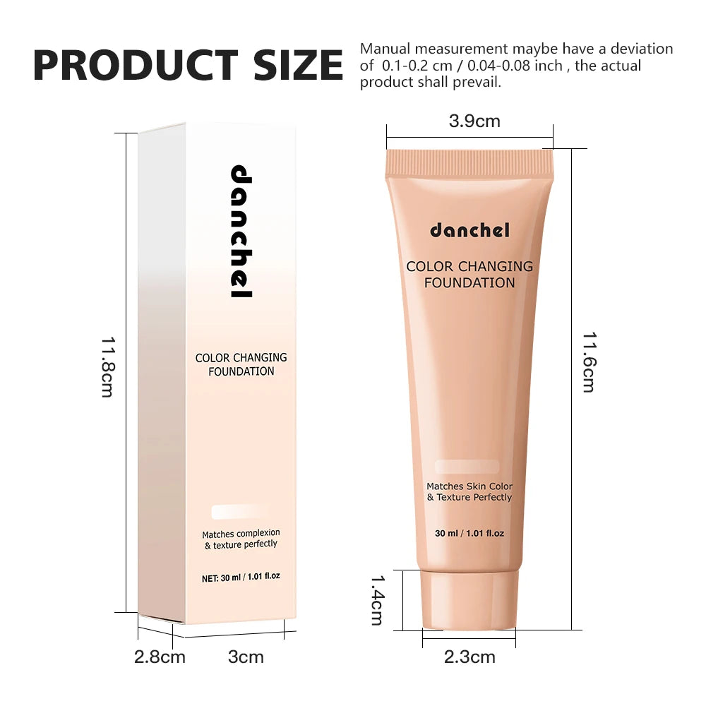 Color-Changing Liquid Foundation for Flawless Skin Tone
