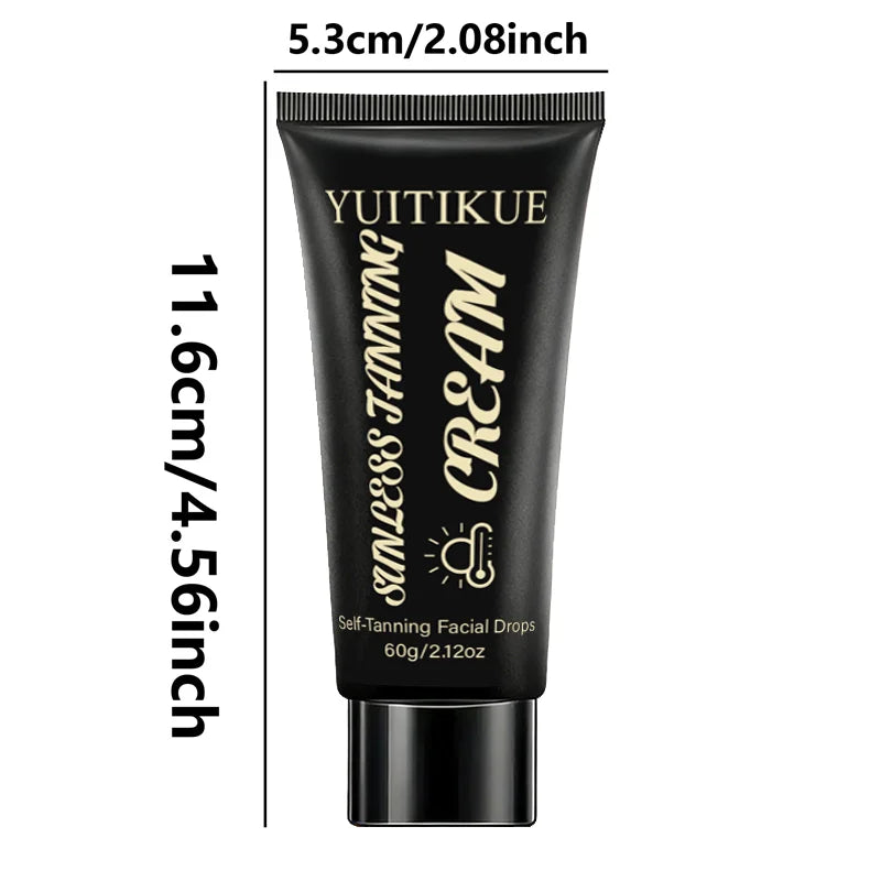 YUITIKUE Sunless Tanning Cream Face and Body Natural Bronzer