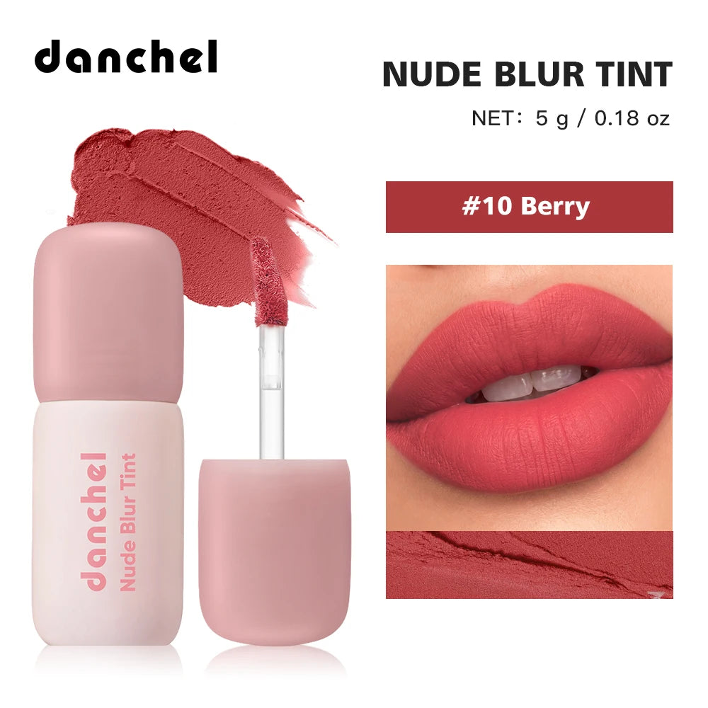 Velvet Matte Lip and Cheek Tint for Natural Makeup Look
