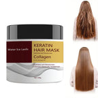 Collagen and Keratin Hair Mask for Deep Hydration and Repair 100g