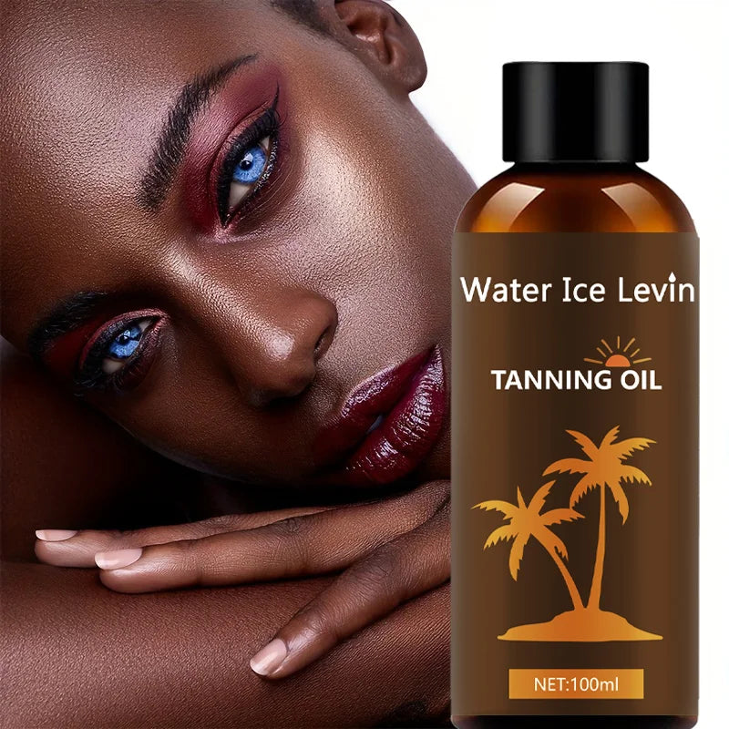Water Ice Levin Hydrating Tanning Oil for Smooth Radiant Skin 100g - 4