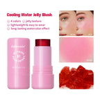 Cooling Water Jelly Blush Stick for Cheeks and Lips