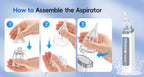 Electric Baby Nasal Aspirator with Music and Adjustable Suction