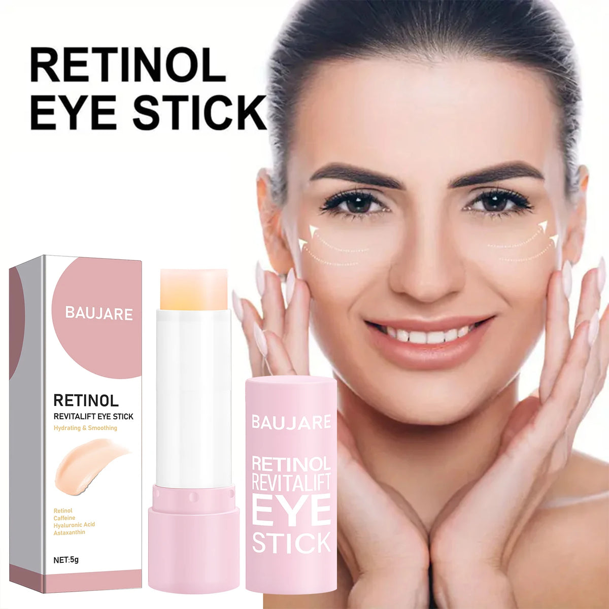 Retinol Eye Stick Moisturizing Vitamin C Anti Wrinkle Eye Serum Balm