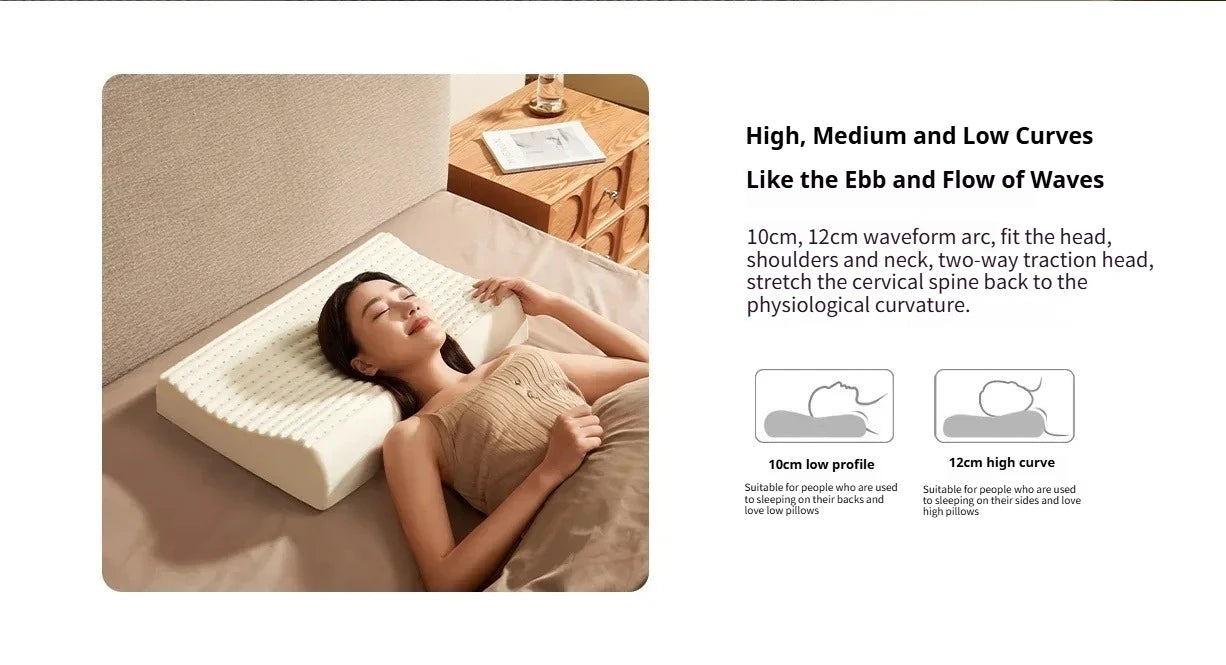 Mijia Natural Latex Pillow Pro Orthopedic Neck Support Sleep Bedding - 13